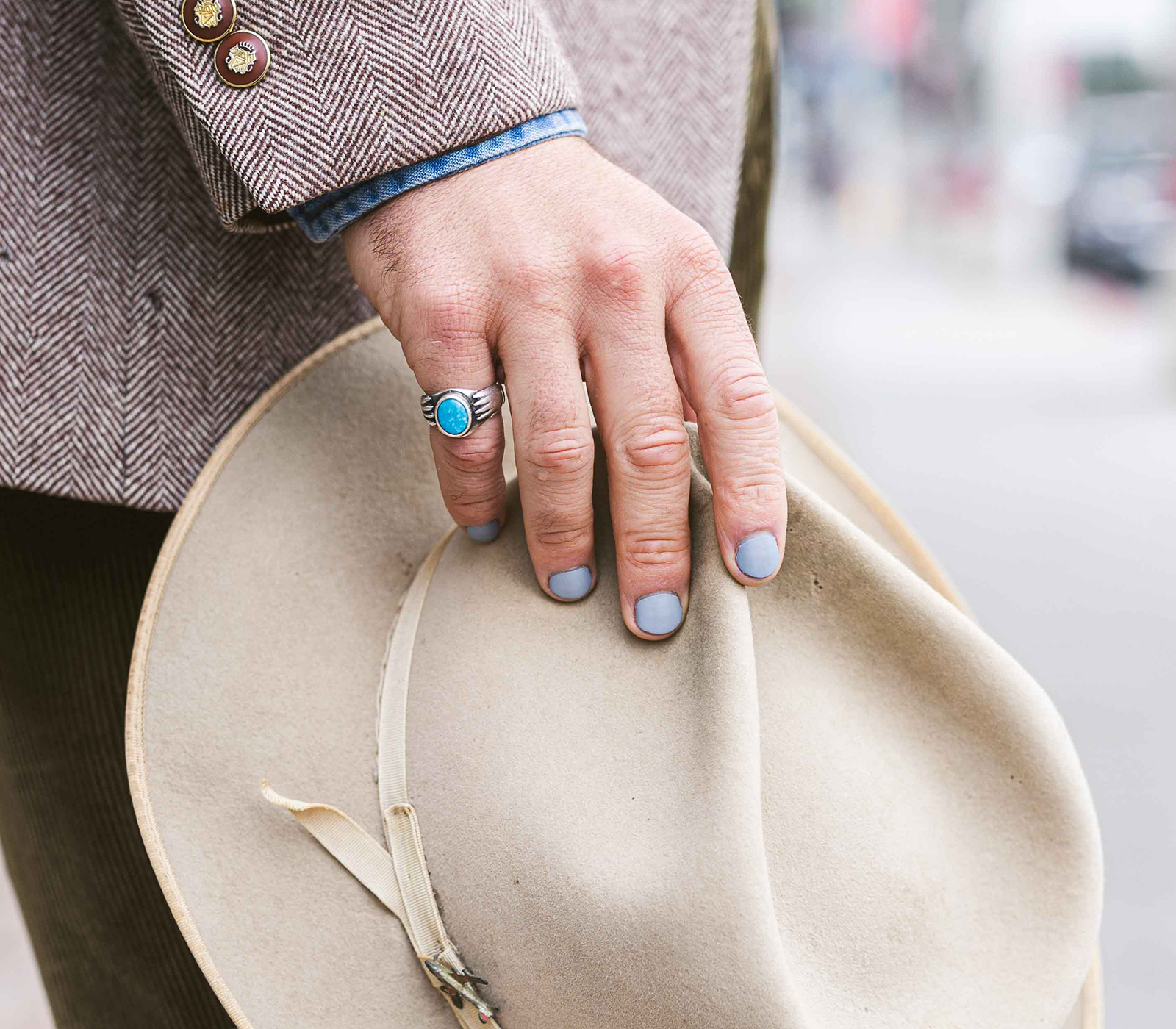 Steel Blue Nail Polish - Urban Fade